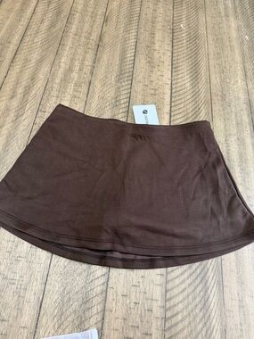 Brown A-Line Women’s Skirt - Another Chill